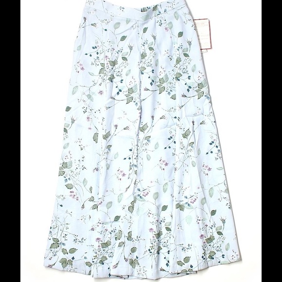 ✋🏻SOLD✋🏻Chantilly Ice Blue Koret Long Skirt💙 - Picture 2 of 4