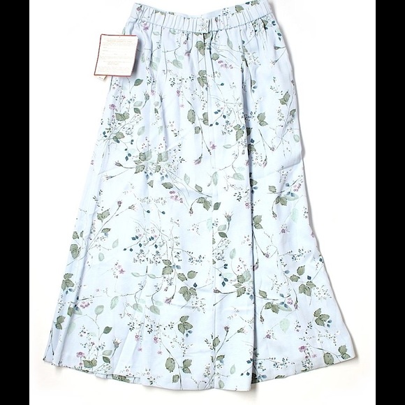 ✋🏻SOLD✋🏻Chantilly Ice Blue Koret Long Skirt💙 - Picture 3 of 4