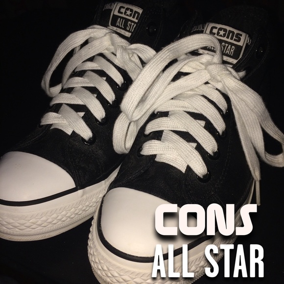 Black Converse All Star Cons
