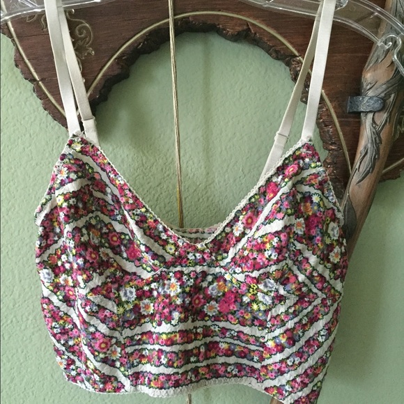 SOLD Free People Floral Bra Top