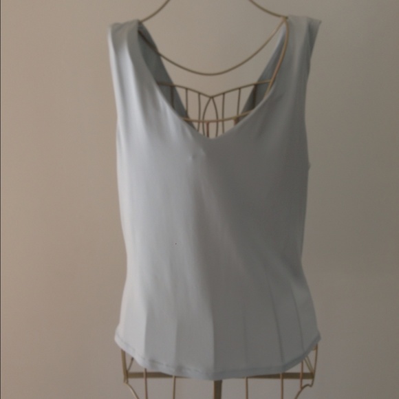 Spiegel Ice Blue Ruched Top - Picture 4 of 4