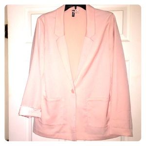 Light Pink Boyfriend Blazer H&M
