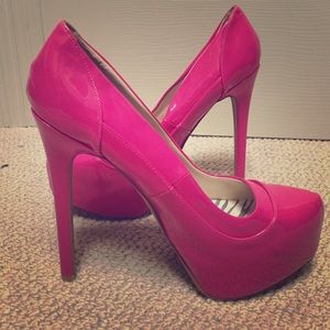 Hot pink heels from body central