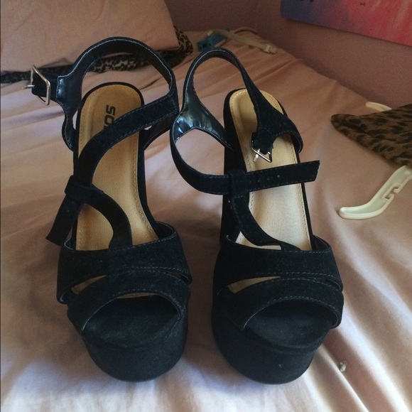 Black Suede Heels