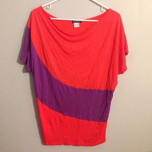 Orange and purple top!