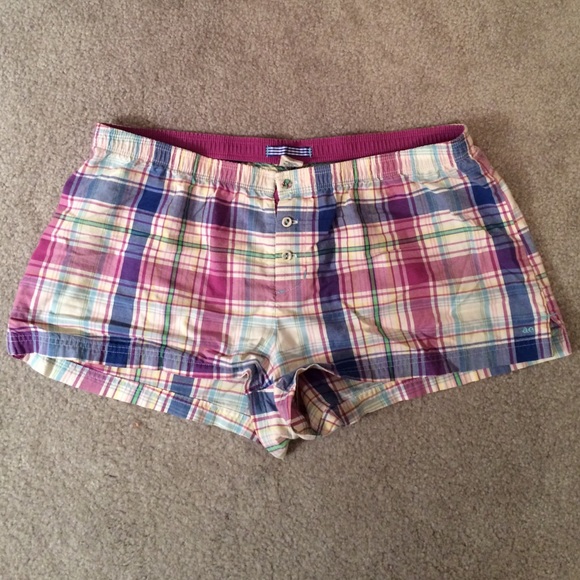 Plaid Pajama Shorts