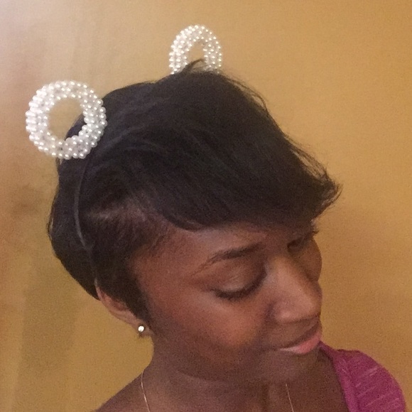 Pearl Ear Mickey Mouse HeadBand