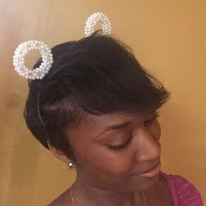 Pearl Ear Mickey Mouse HeadBand