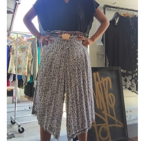 Printed goucho pant