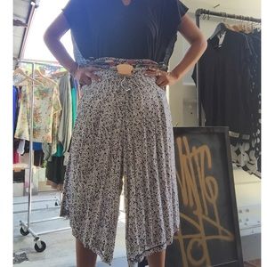 Printed goucho pant
