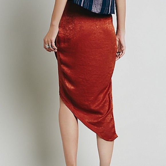 Free People Lily Wrap Column Skirt - Picture 3 of 4