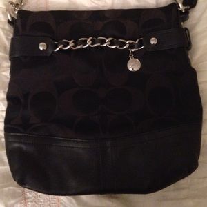 Black Coach Crossbody Purse