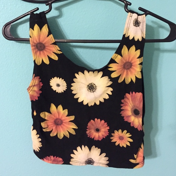 Floral crop top