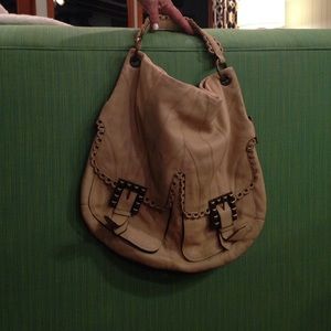 Betsey Johnson tan handbag
