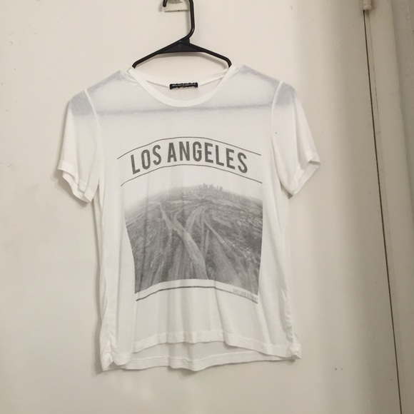 Brandy Melville sheer Los Angeles tee