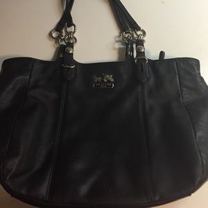 Black Leather Coach Purse