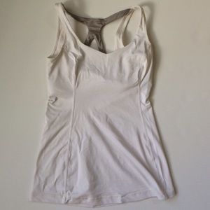 Authentic Lululemon tank top with built in bra