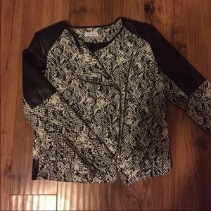 Calvin Klein jacket blazer leather