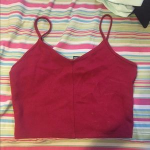 Forever 21 sexy red crop top