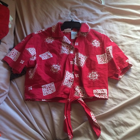 Print Crop Top