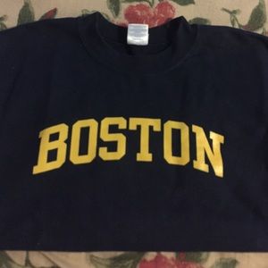 Boston university crew neck