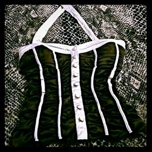 Corset style top