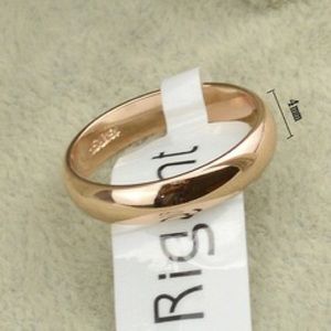 Man's Rose Gold Plated Wedding Band