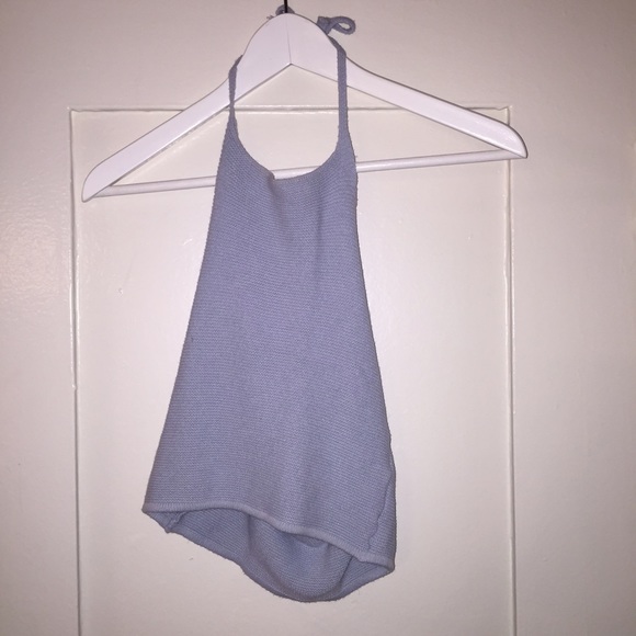 Brandy Melville knit Alyssa halter top (OS)