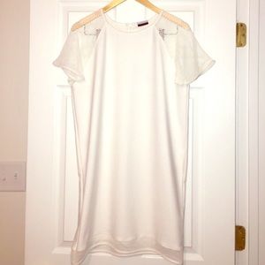 White Oversized Tee Dress