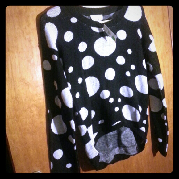 Polka dot sweater
