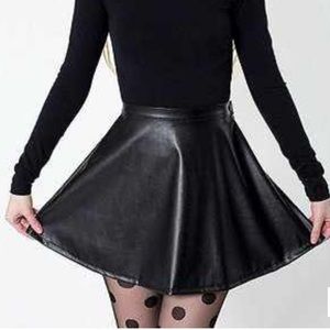 American Apparel Vegan Leather Skirt