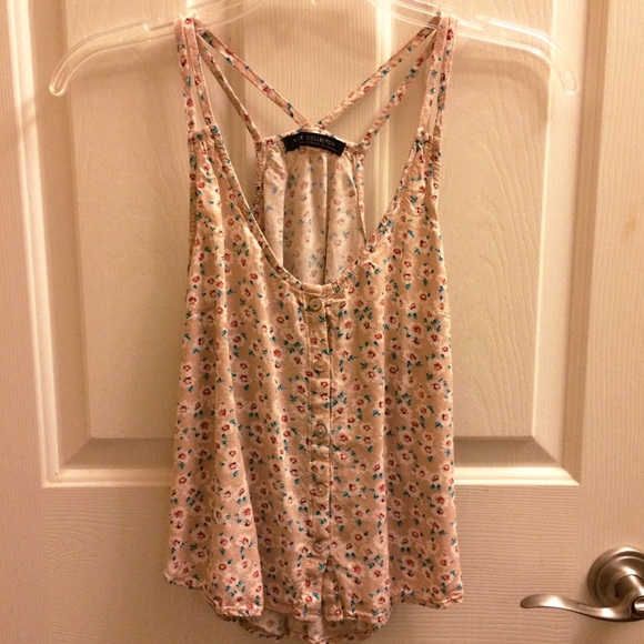 Cute Floral Print Top