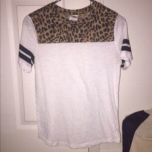PINK Cheetah Print Tee