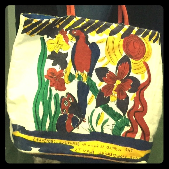 Large Designer Canvas Bag