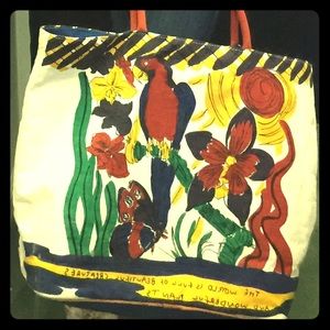 Large Designer Canvas Bag