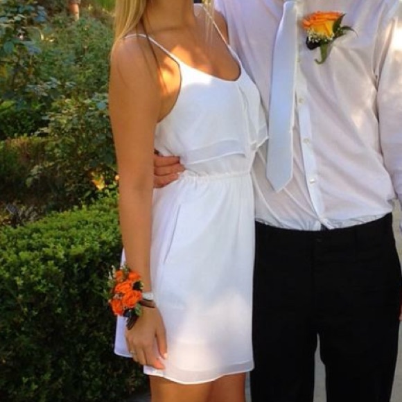 White going out dress