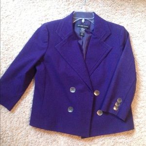 New York and co. Purple blazer size small.
