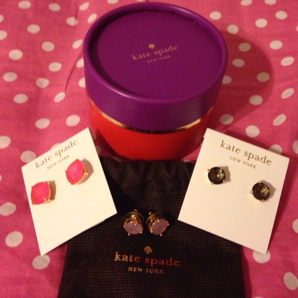 kate spade Jewelry - Kate Spade earrings bundle!!