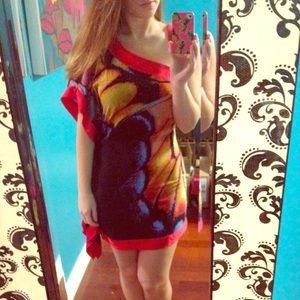 BEBE Butterfly Dress