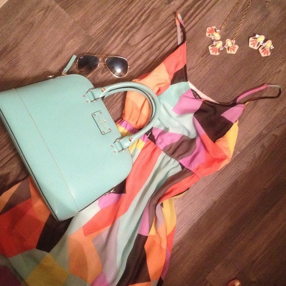 Multi color maxi dress