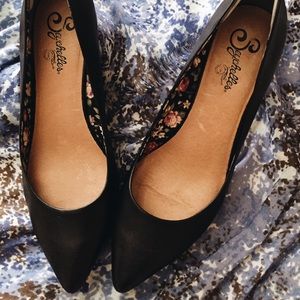 Classic Black Kitten Heels