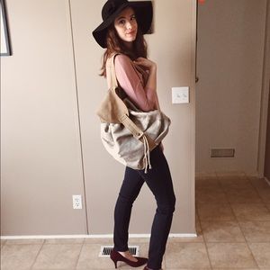 Vintage Inspired Floral Backpack