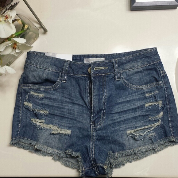 *New* High Rise Denim Shorts
