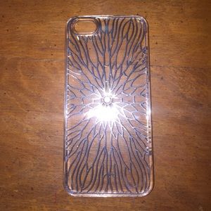 Silver Flower iPhone 5/5s Case