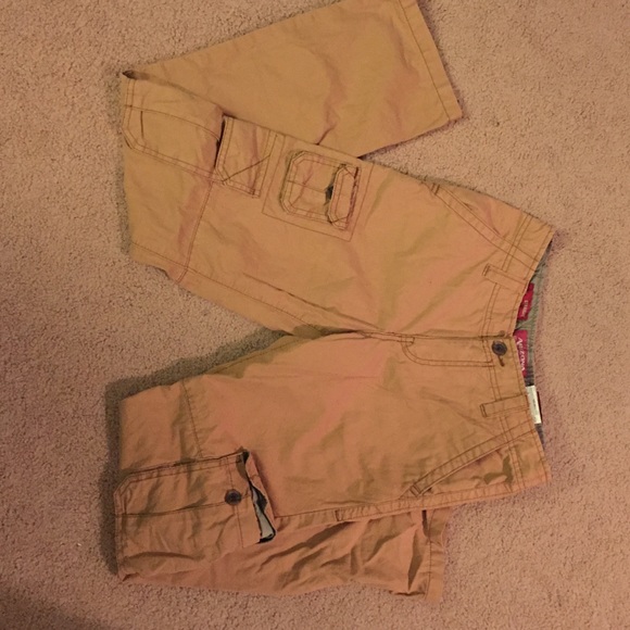 Arizona Jean Co. Aspen Gold Canvas Cargo Jeans