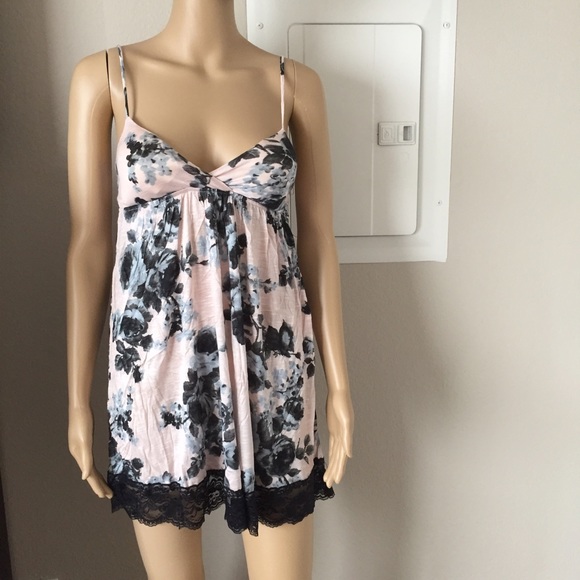 ABERDEEN  light pink and black dress - Picture 4 of 6