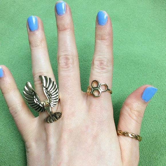 ❌Sold!❌ Super Statement Ring Set - Picture 3 of 3