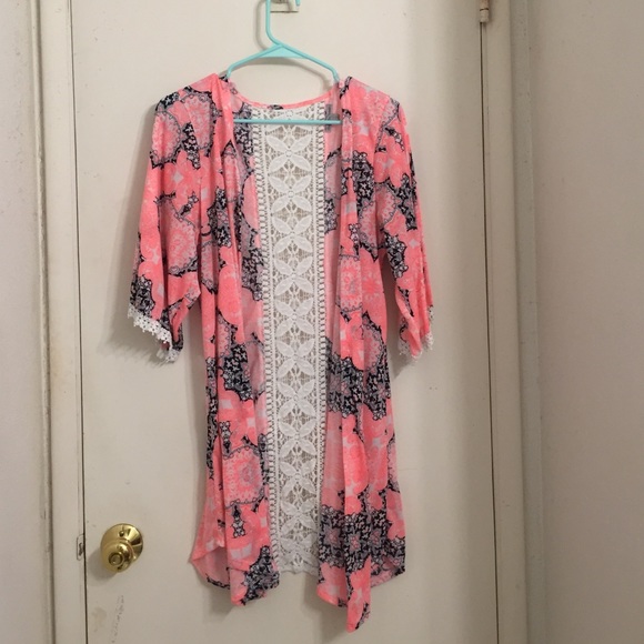 🌸 charlotte Russe kimono (neon) 🌸