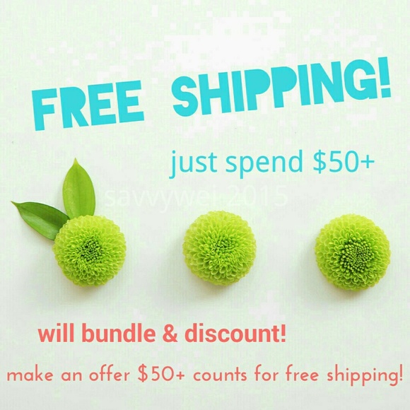 Free shipping promo, Spend $50+