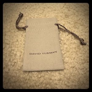 Brand new David Yurman dust pouch. Never used!
